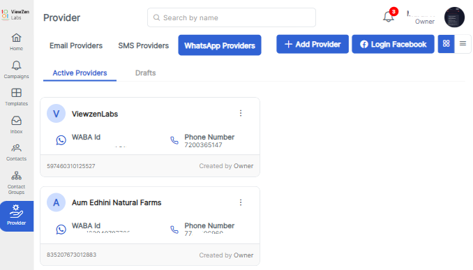 Multi Account Dashboard